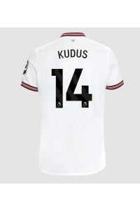 Fotbalové Dres West Ham United Mohammed Kudus #14 Venkovní Oblečení 2023-24 Krátký Rukáv